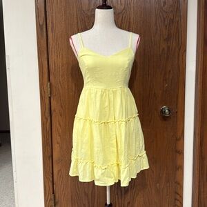 Fancyinn Sunny Yellow Mini Dress EUC